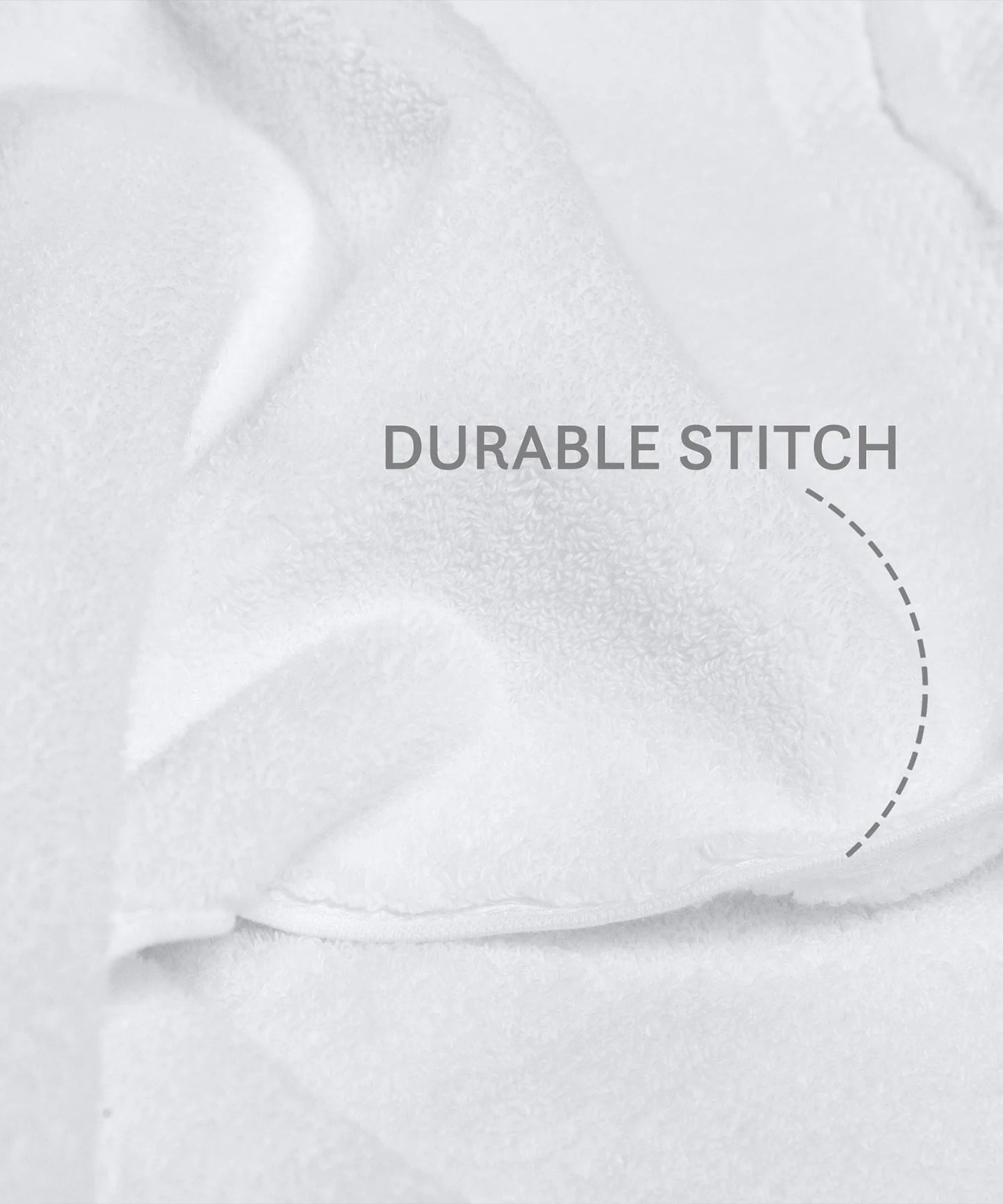 Luxury 6 Pc Face Towel set, 625 GSM, Antimicrobial, Premium Cotton, Delica White
