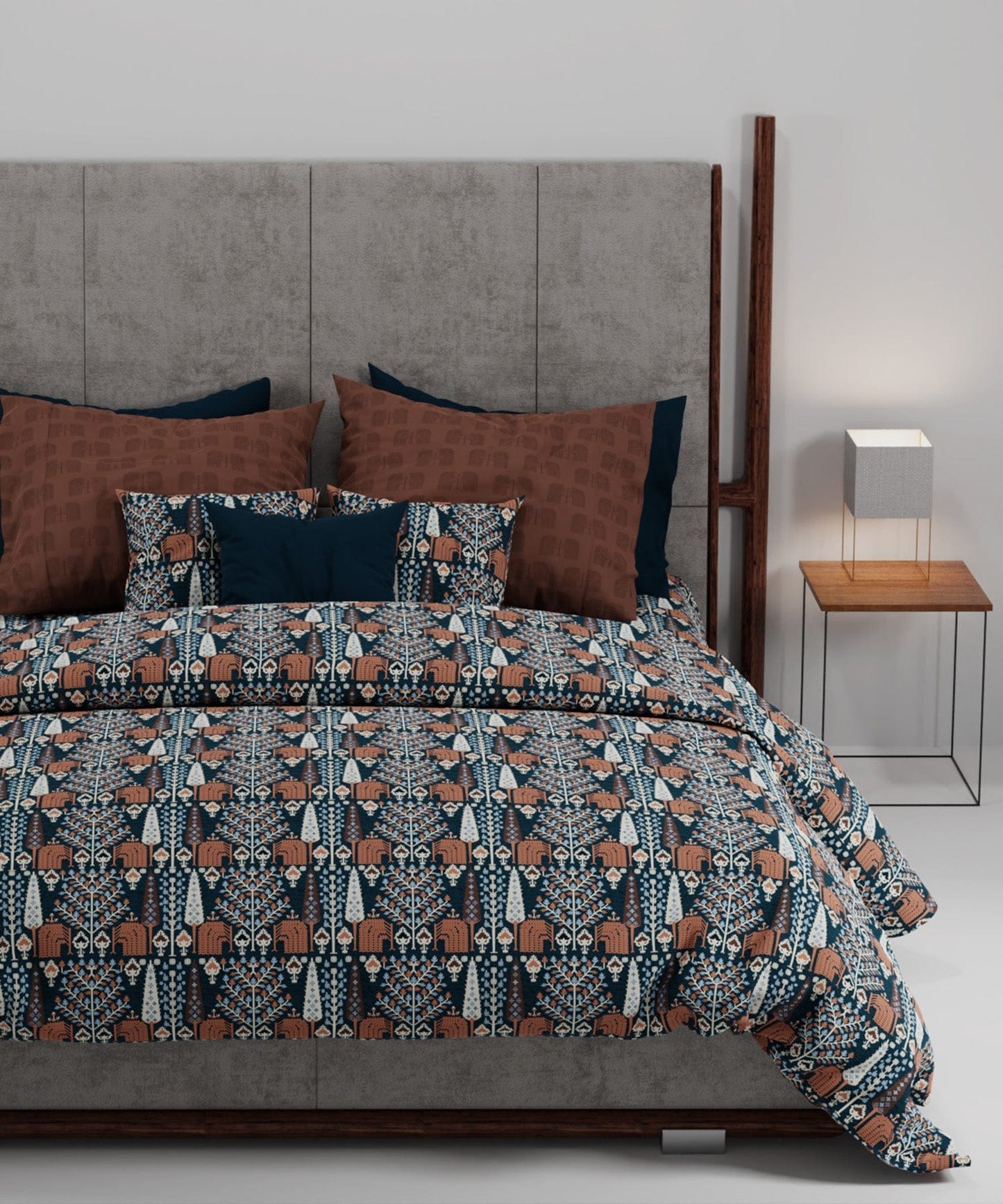 1 Queen bedsheet & 2 Pillow covers