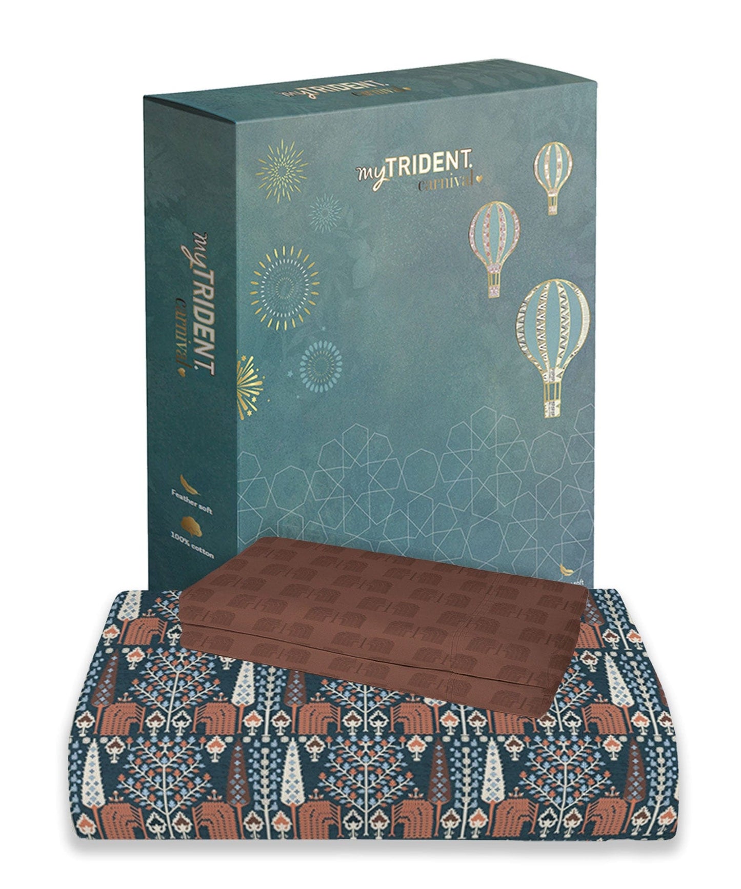 1 Queen bedsheet & 2 Pillow covers