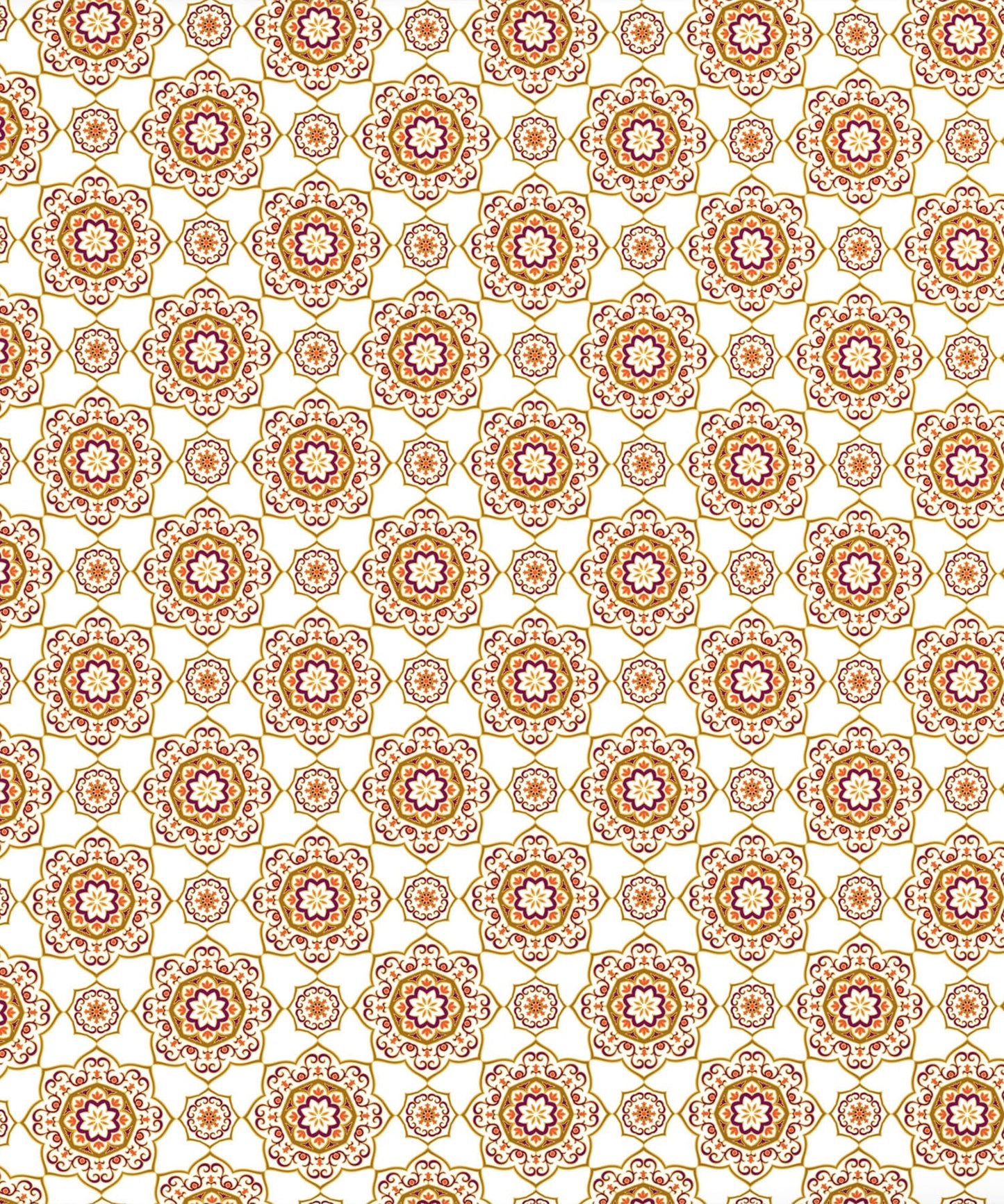 Urban Comfort Majestic Mandala Yellow Single Comforter, 120GSM, 100% Cotton, Multicolor
