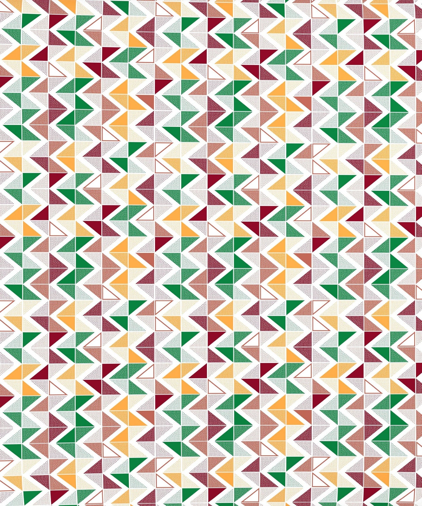 Urban Comfort Trippy Triangles Red Single Comforter, 120GSM, 100% Cotton, Multicolor