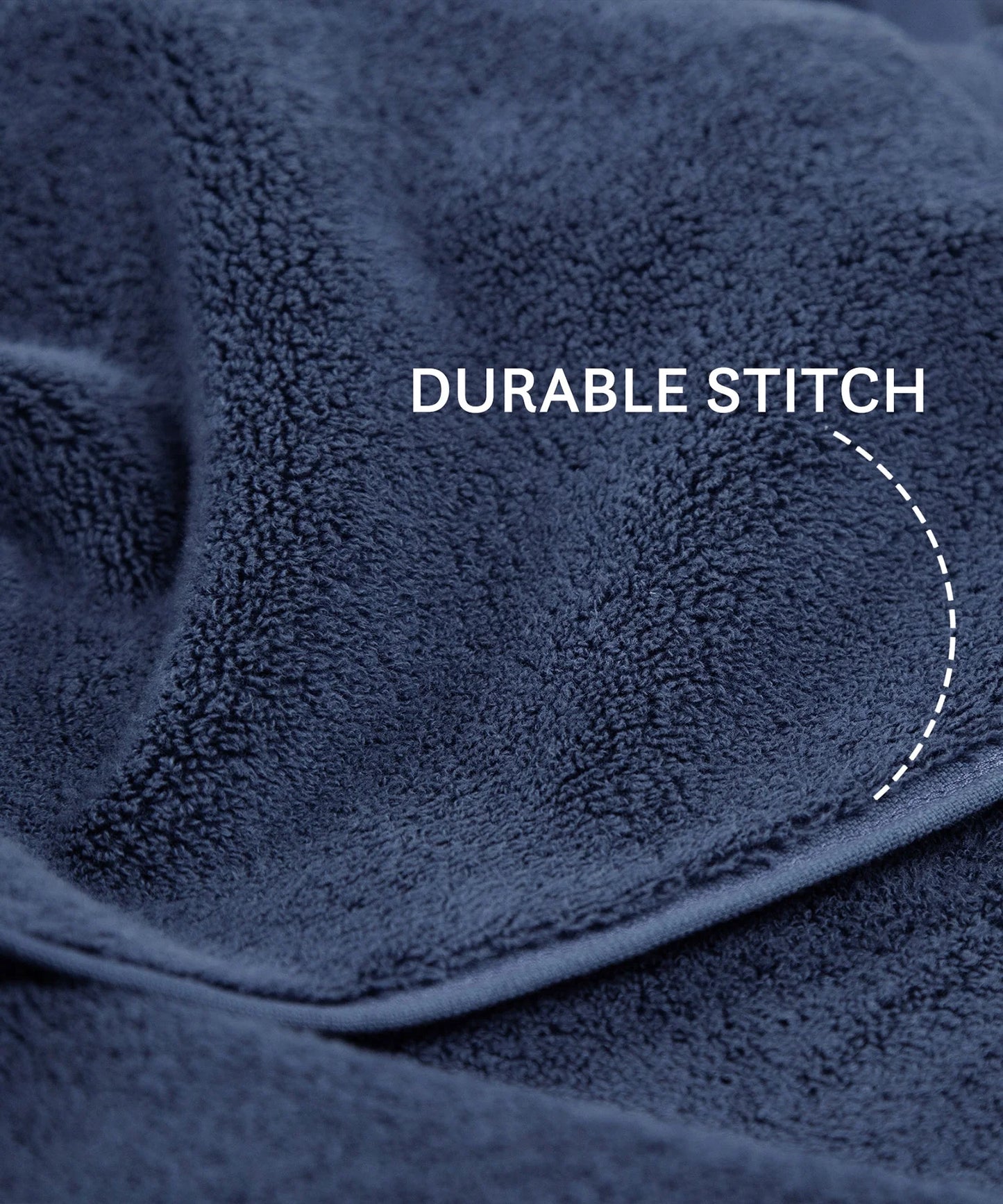 Luxury 6 Pc Towel set, 625 GSM, Antimicrobial, Premium Cotton, Navy