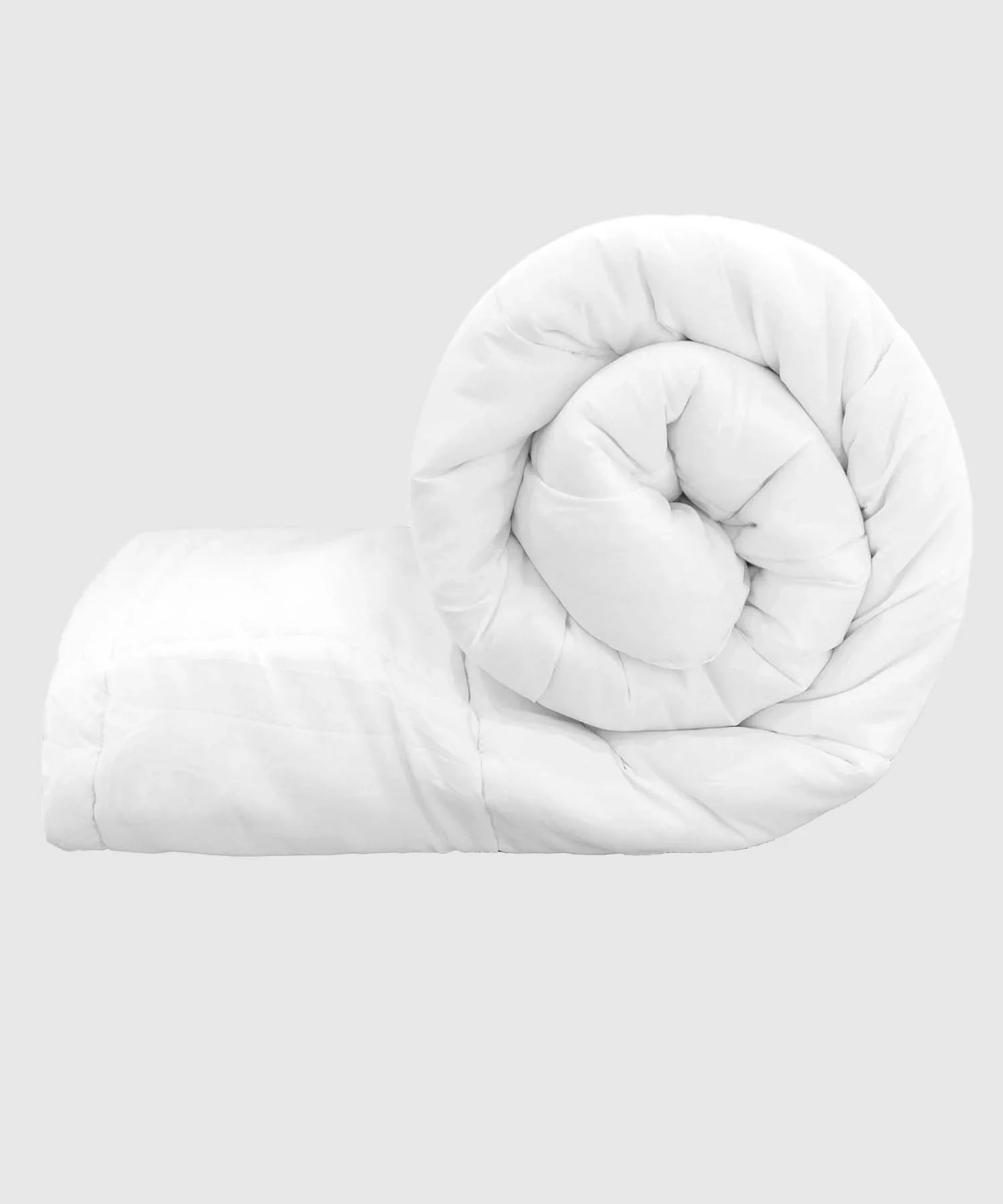 Soft Comfort Single Comforter, 200 GSM, Micro Polyester, White Frost