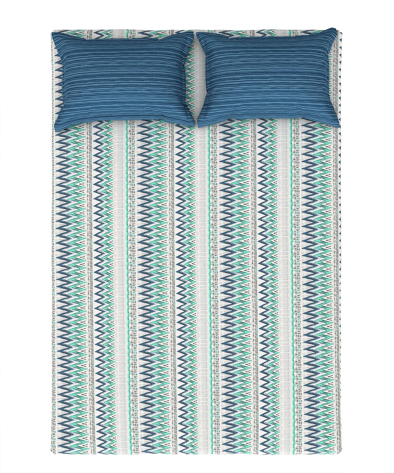 1 Queen bedsheet & 2 Pillow covers