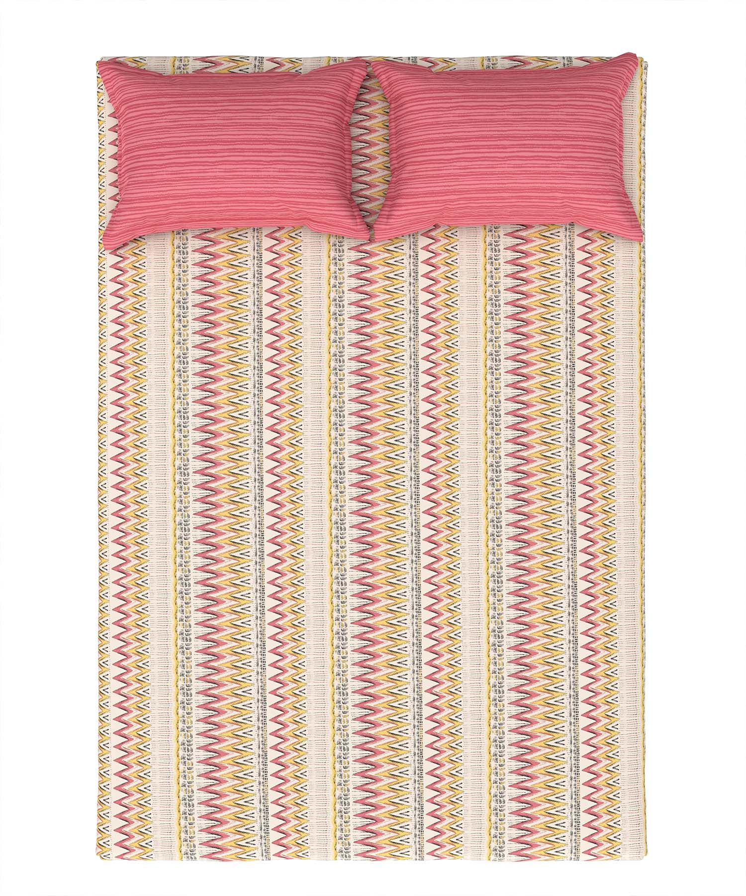 1 Queen bedsheet & 2 Pillow covers
