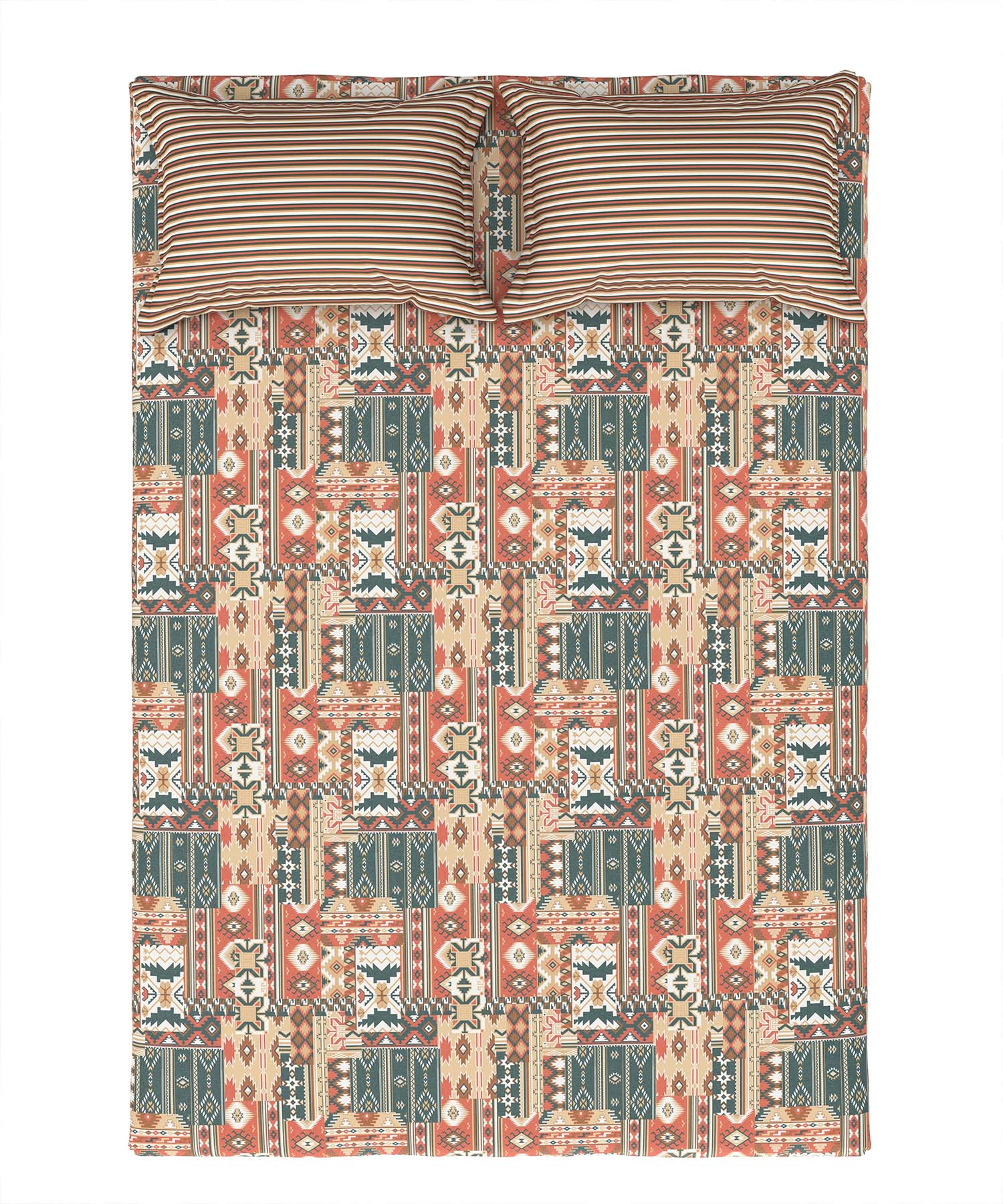 1 Queen bedsheet & 2 Pillow covers