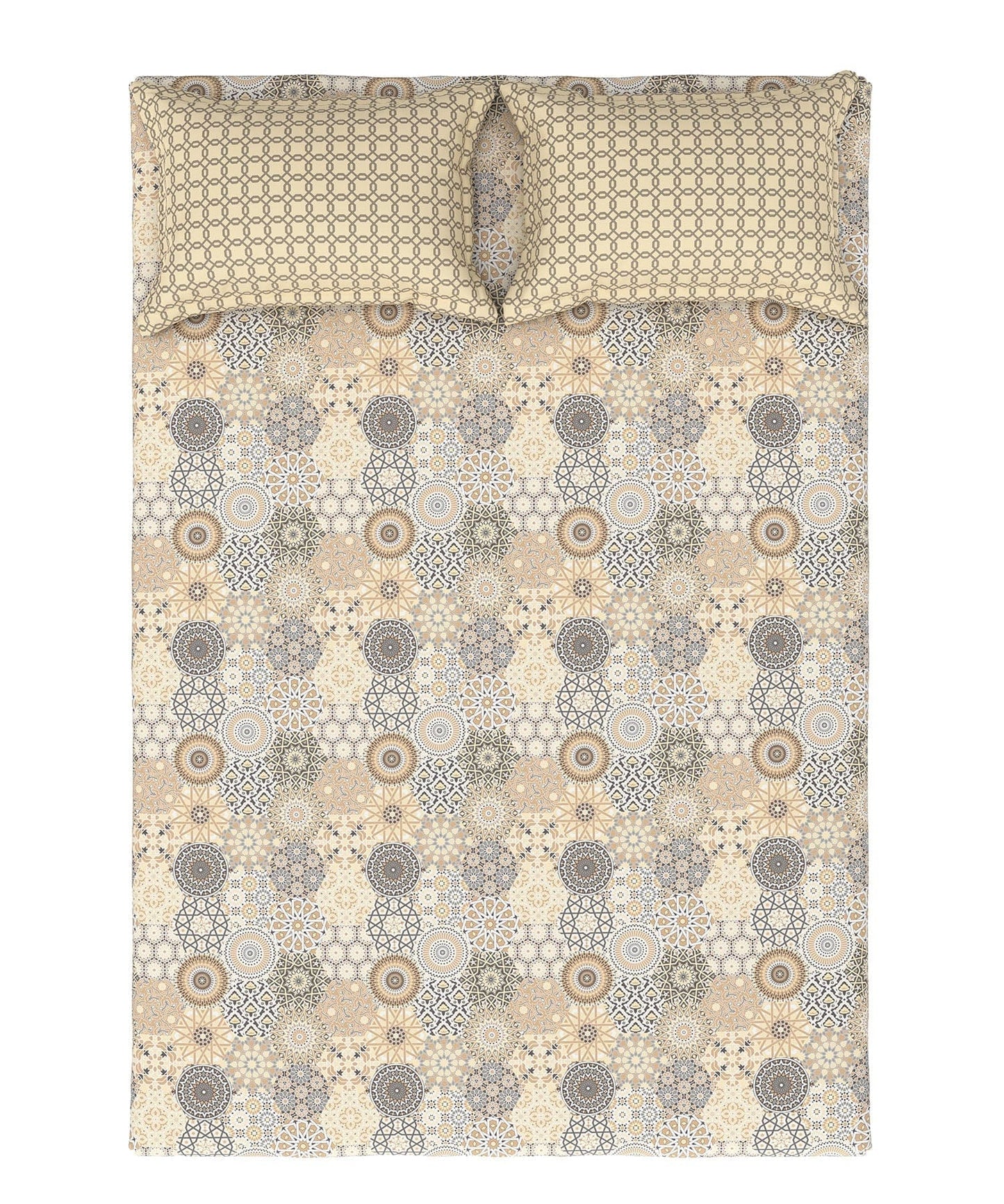 1 Queen bedsheet & 2 Pillow covers