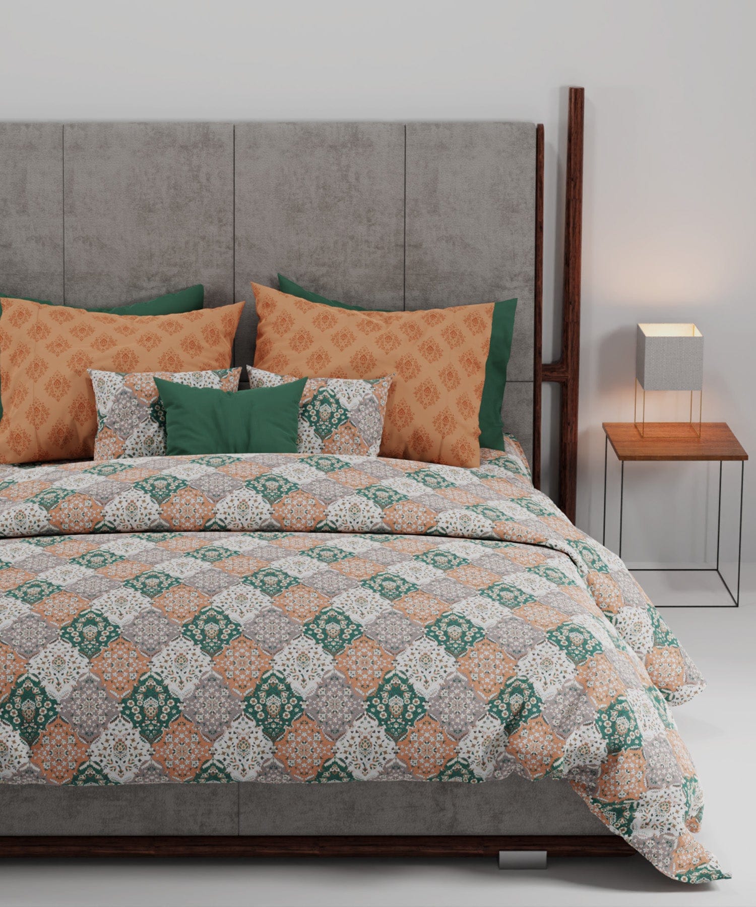 1 Queen bedsheet & 2 Pillow covers
