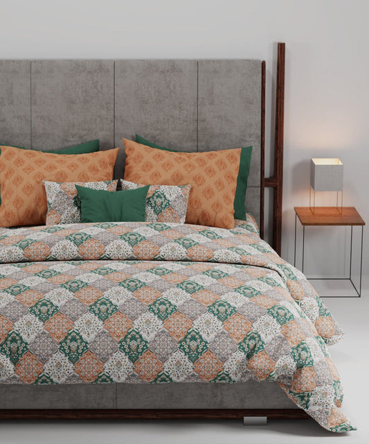 1 Queen bedsheet & 2 Pillow covers