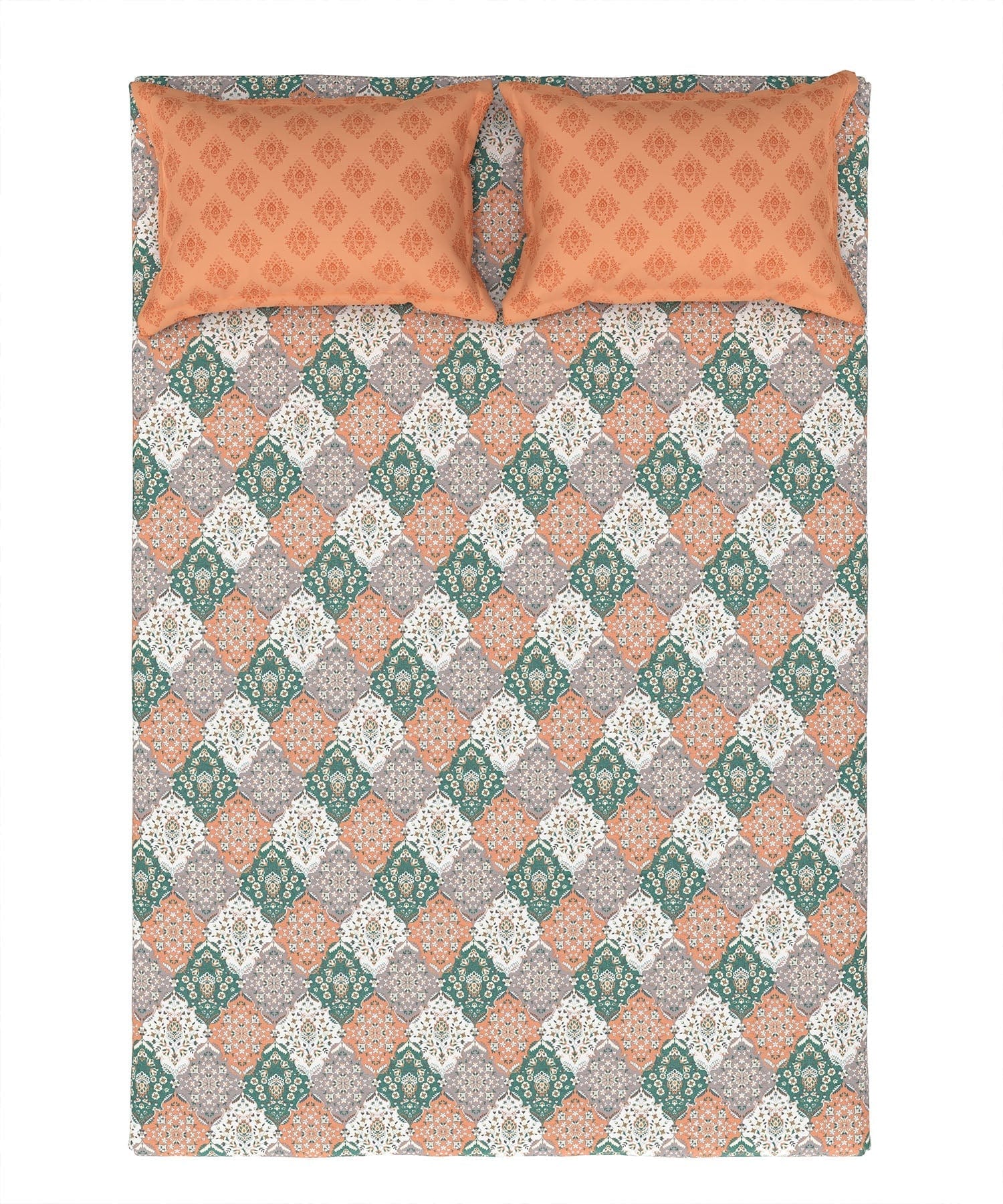 1 Queen bedsheet & 2 Pillow covers