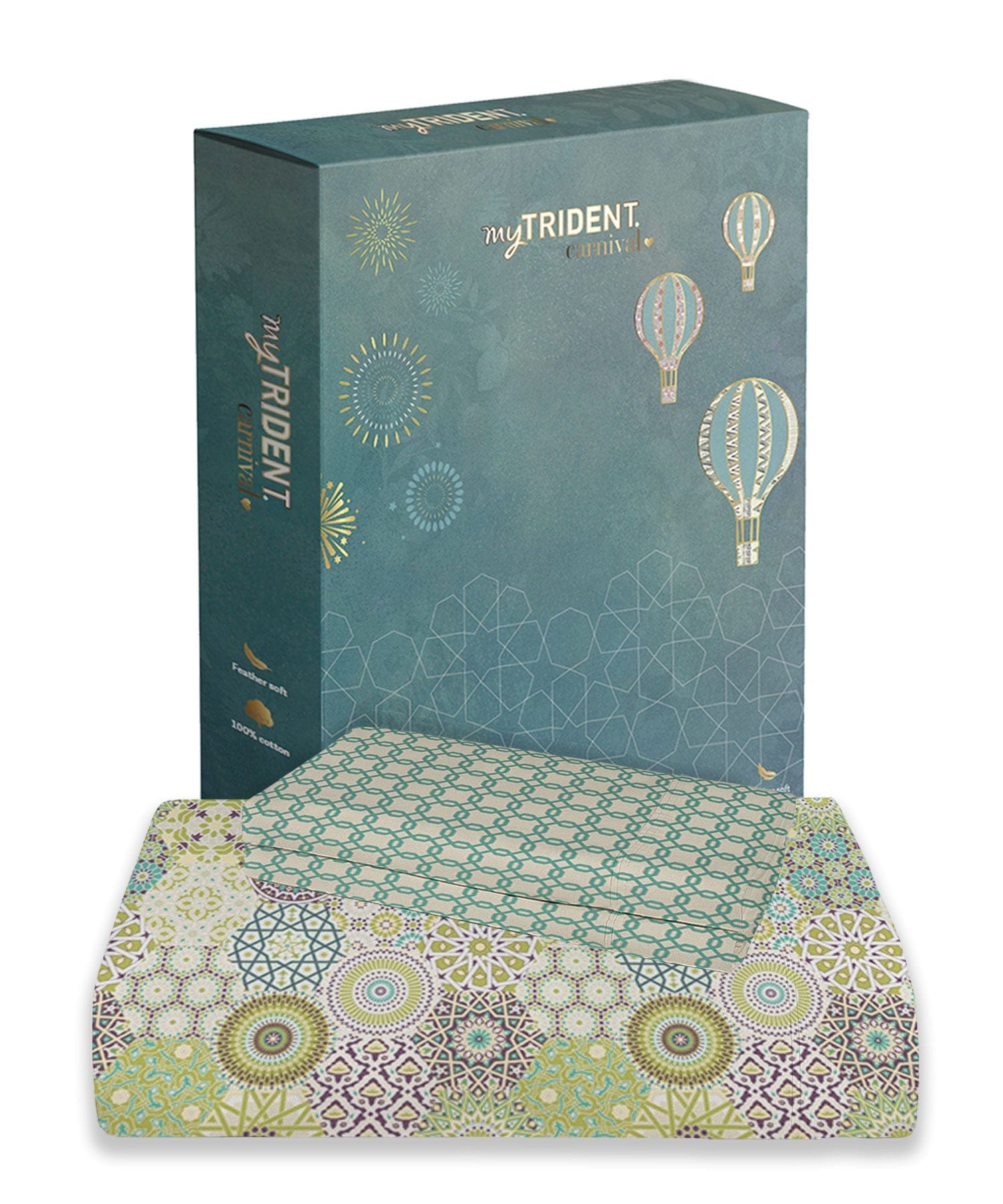 1 Queen bedsheet & 2 Pillow covers
