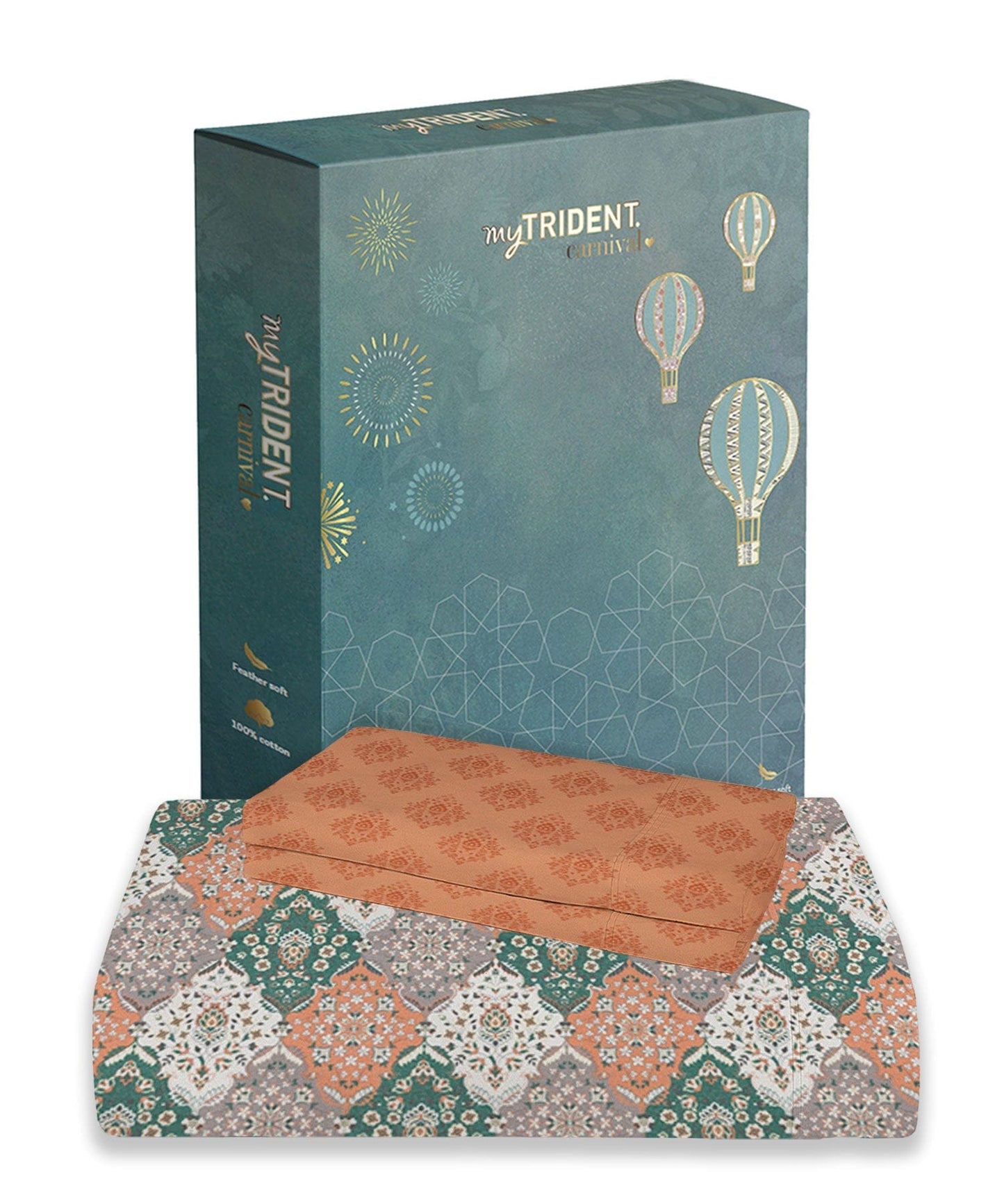 1 Queen bedsheet & 2 Pillow covers